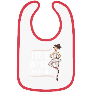 Discover Ballet Ballerina Dance Dancer Dancing Ballet Gift Bibs
