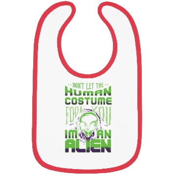 Discover Alien Gift Extraterrestrial UFO AREA 51 Sci-fi Bibs