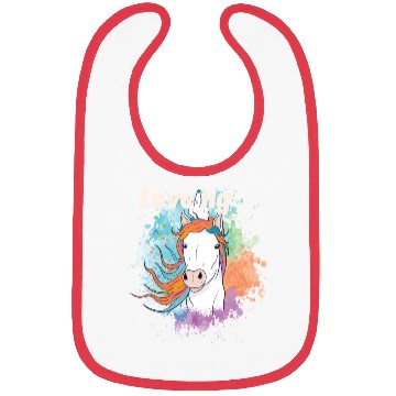 Discover Loving unicorn Bibs