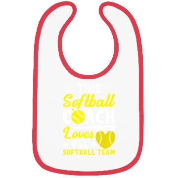 Discover This Softball Coach Loves Her Softball Team Bibs