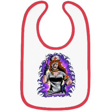 Discover Angry Psychopathic Nurse Bibs