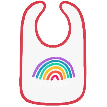Discover Love is Love Bibs