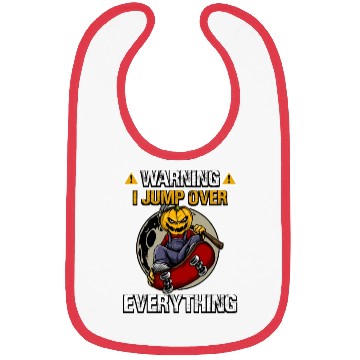 Discover I Jump Over Everything Halloween Skateboard Bibs