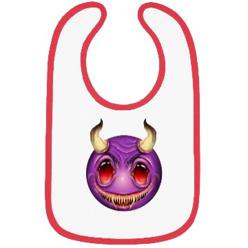 Discover Realistic Emojis Devil Bibs