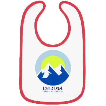 Discover Support Ukraine! Loud Local Blue & Yellow Logo Bibs