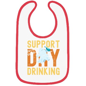 Discover Support Day Drinking Halloween Bibs