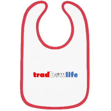 Discover tradbowlife logo - 'bow' clear and outlined Bibs
