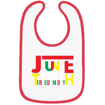 Discover Juneteenth Black History Day Pride Gift Bibs
