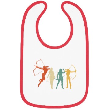 Discover Archery Bow Archer Retro Vintage Bibs