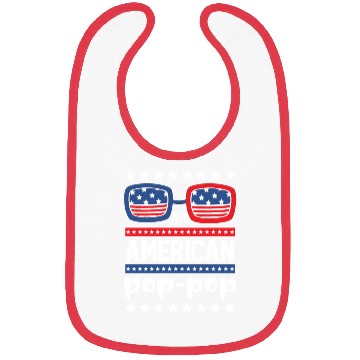 Discover All American Pop pop Bibs