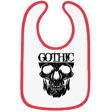 Discover Gothic Skull Bibs