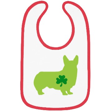 Discover Corgi St. Patrick's Day Bibs