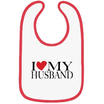 Discover I love my husband Bibs