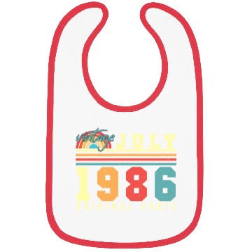 Discover Original July 1986 Bibs
