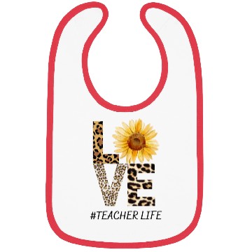 Discover Love Teacher Life Bibs