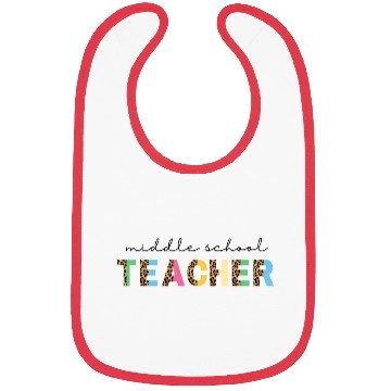 Discover Middle School Teacher Bibs
