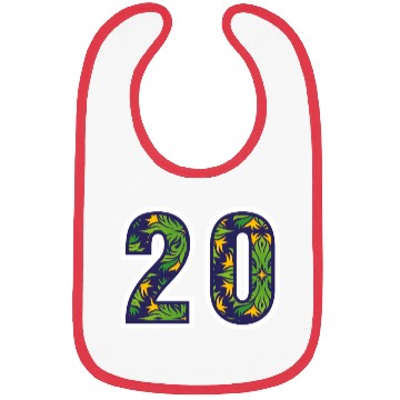Discover 20 Number Green Bibs