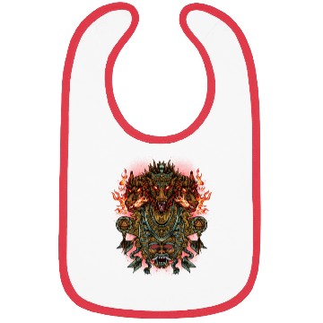 Discover Wolf tribal Bibs