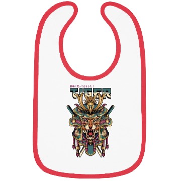 Discover tiger king samurai Bibs