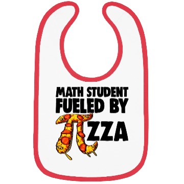 Discover Math Student Fueled By Pizza Bibs