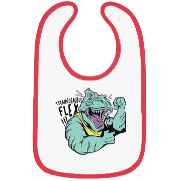 Discover Muscle Dinosaur Bibs