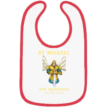 Discover Archangel St Michael Roman Catholic Gift Bibs