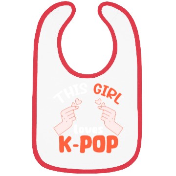 Discover This Girl Loves K-Pop Bibs