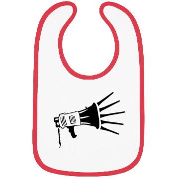 Discover loudspeaker propaganda megaphone icon Bibs