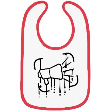 Discover Graffiti drop megaphone icon Bibs