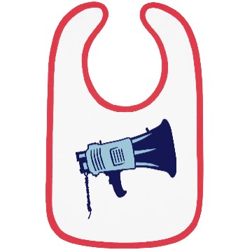 Discover demonstration propaganda megaphone icon Bibs