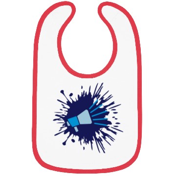 Discover color blob icon megaphone Bibs