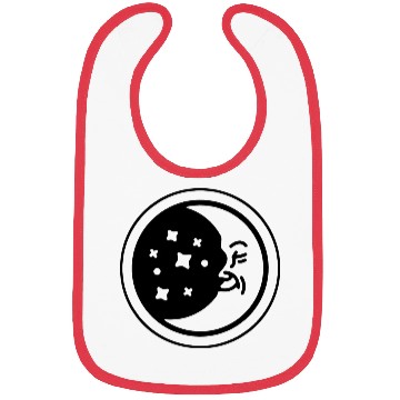 Discover Happy Moon Bibs
