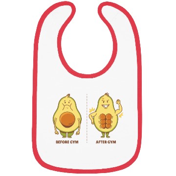 Discover Muscle Avocado Bibs