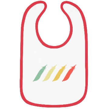 Discover Vintage Mangetout Vegetable Design Bibs