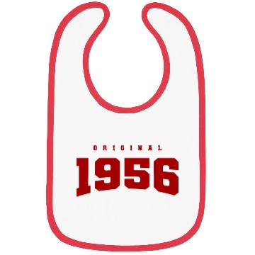 Discover MODERN 1956 RED FONT Bibs