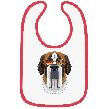 Discover Saint Bernard Germany Sunglasses I German Flag Bibs