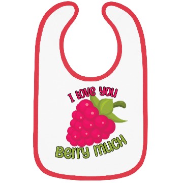 Discover I Love You BERRY Much Bibs