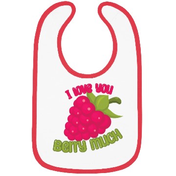 Discover I Love You BERRY Much Bibs