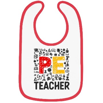 Discover Physical Education Teacher PE Teacher Bibs