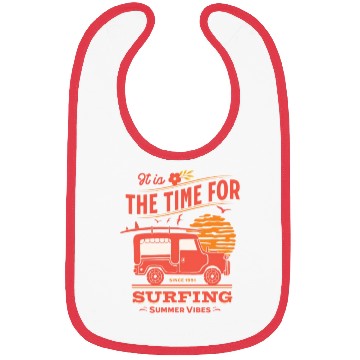 Discover Retro Surfing Design – Summer Beach Vibes. Bibs