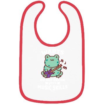 Discover Frog music guitar animal Bibs