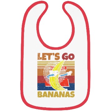 Discover Retro Let's Bananas Funny Dab Banana Bibs