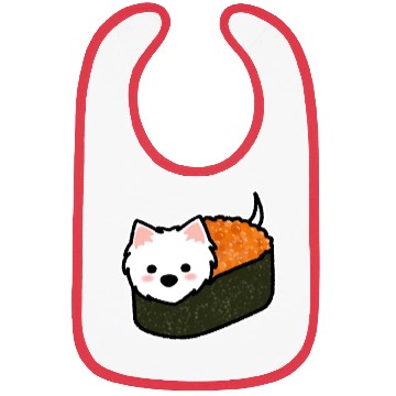 Discover Westie Ebiko Sushi Bibs