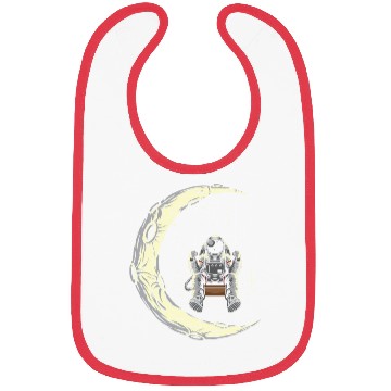 Discover Astronaut Swing Stars Moon Space Lover Bibs