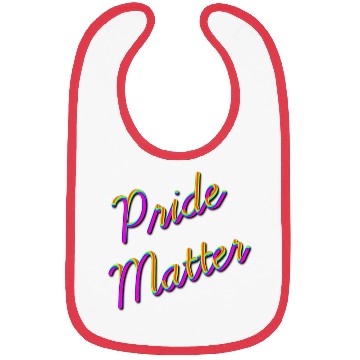 Discover Pride Matter 3D Bibs