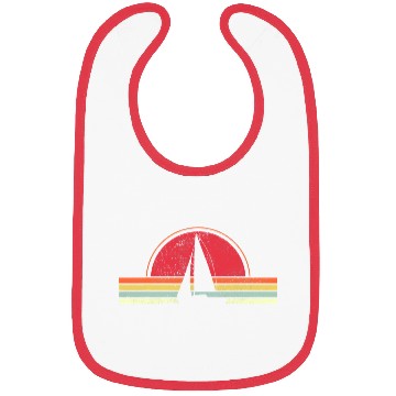 Discover Sailing Vintage Retro Sailboat Boating Boat Sailor Bibs