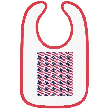 Discover Pattern flag Independence Since 1776 Fourth July Bibs