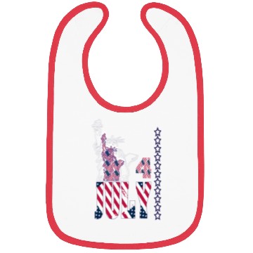 Discover Independence Since 1776 Fourth July Bibs