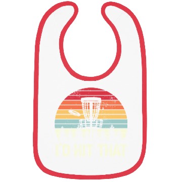 Discover Funny Disc Golf I'd Hit that Sunset Gift Bibs