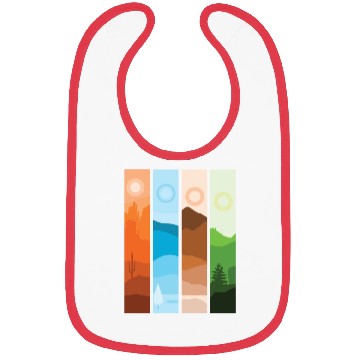 Discover Artistic Nature Wilderness Mountain Landscape Bibs